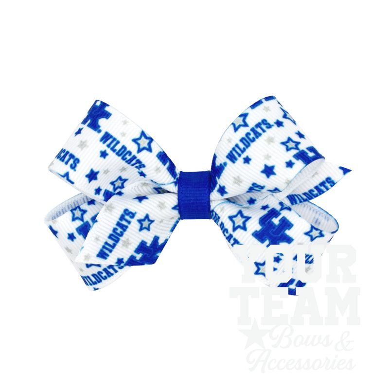 Mini Kentucky Logo Print Hair Bow