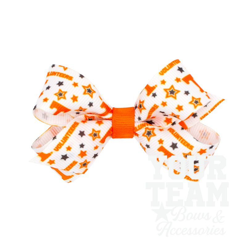 Mini Tennessee Logo Print Hair Bow