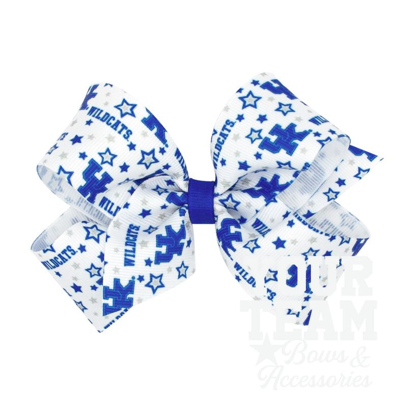 Medium Kentucky Logo Print Hair Bow