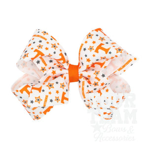 Medium Tennessee Logo Print Hair Bow