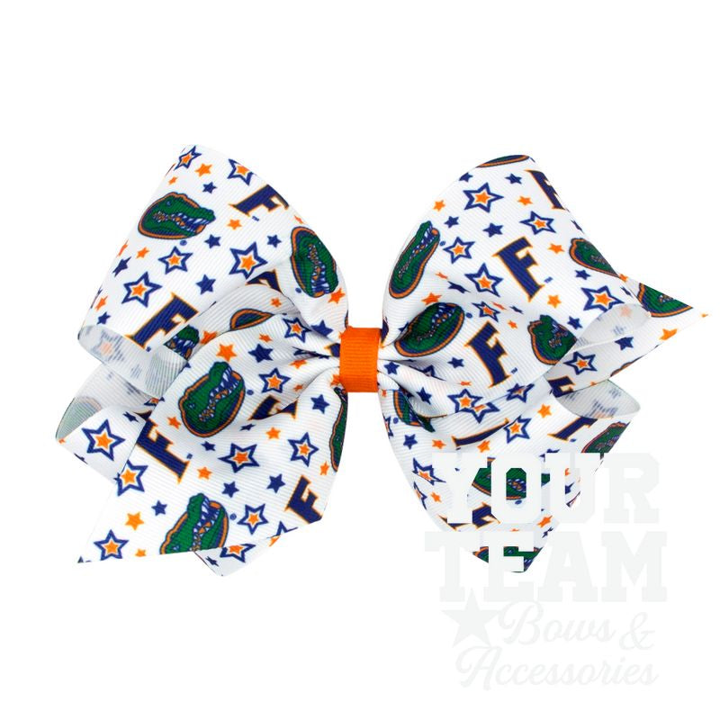 King Florida Logo Print Hair Bow