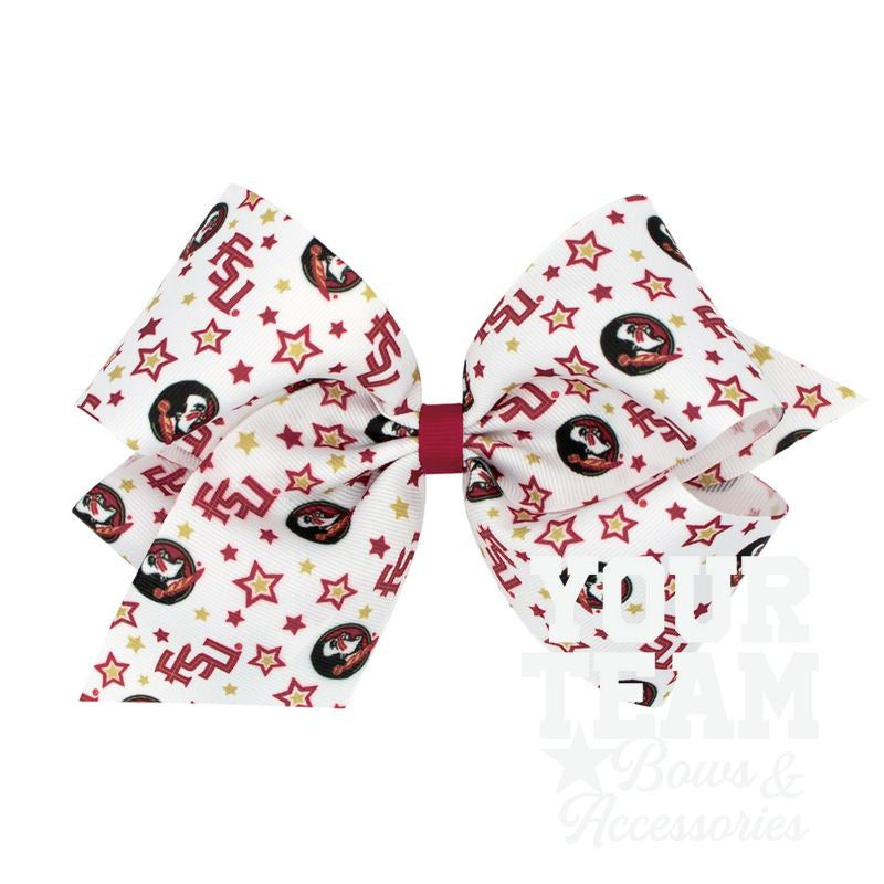 King Florida State Logo Print Hair Bow