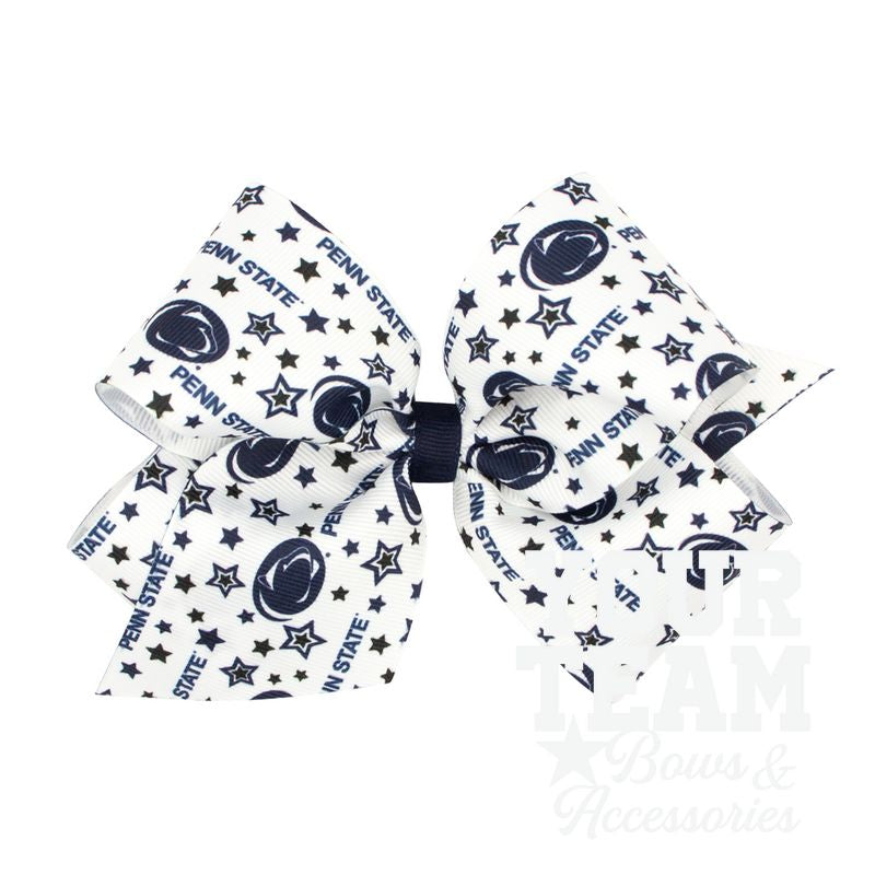 King Penn State Logo Print Hair Bow