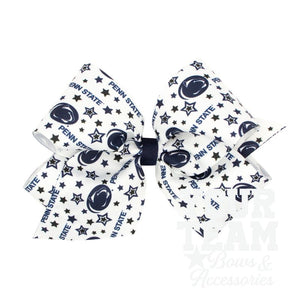King Penn State Logo Print Hair Bow