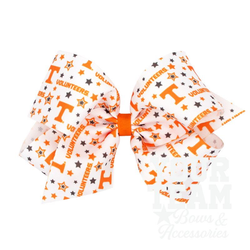 King Tennessee Logo Print Hair Bow