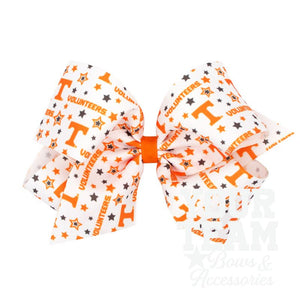 King Tennessee Logo Print Hair Bow