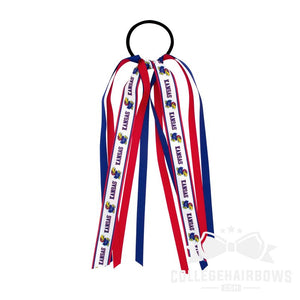 Collegiate Signature Logo Print Streamer Pony
