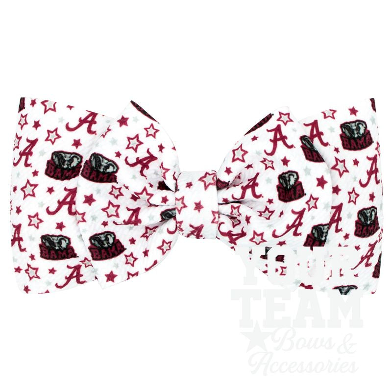 Soft Textured Logo Print Alabama Baby Band