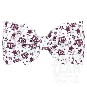 Soft Textured Logo Print Texas A&M Baby Band