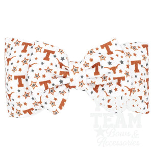 Soft Textured Logo Print University of Texas Baby Band