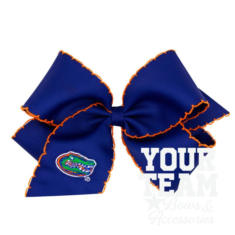 King Florida Moonstitch Embroidered Hair Bow