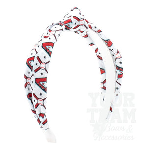 Arizona Diamondbacks Logo Print Knot Headband