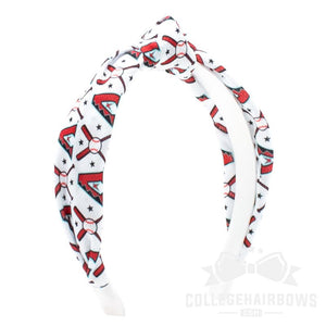 Arizona Diamondbacks Logo Print Knot Headband