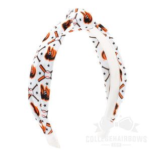 Baltimore Orioles Logo Print Knot Headband