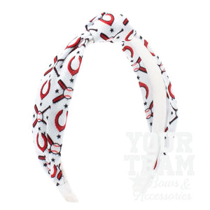 Cincinnati Reds Logo Print Knot Headband
