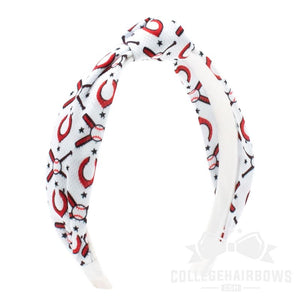 Cincinnati Reds Logo Print Knot Headband