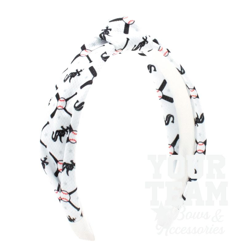 Chicago White Sox Logo Print Knot Headband