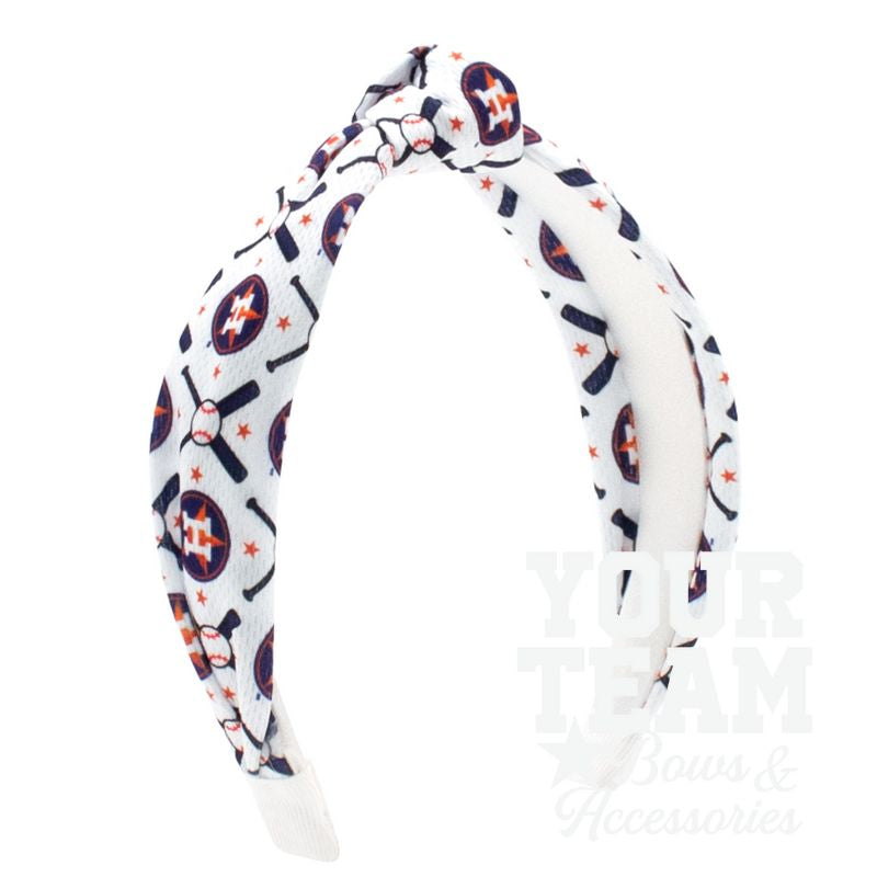 Houston Astros Logo Print Knot Headband