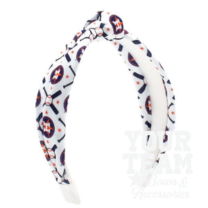 Houston Astros Logo Print Knot Headband