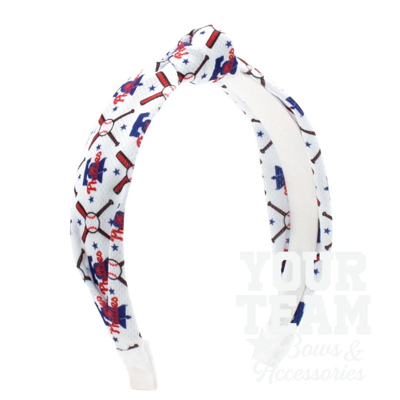Philadelphia Phillies Logo Print Knot Headband