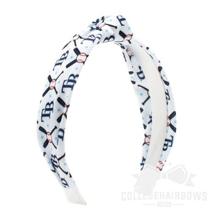 Tampa Bay Rays Logo Print Knot Headband