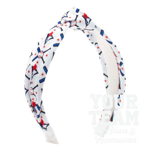 Toronto Blue Jays Logo Print Knot Headband