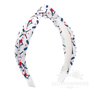 Toronto Blue Jays Logo Print Knot Headband