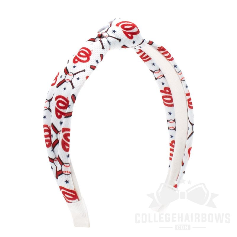 Washington Nationals Logo Print Knot Headband