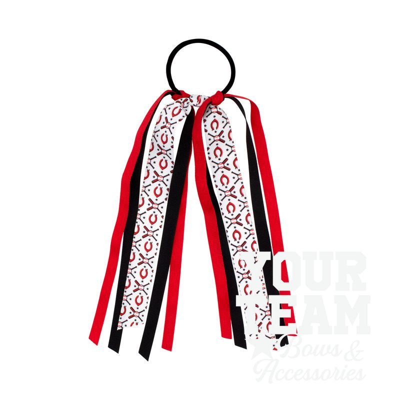 Cincinnati Reds Logo Print Streamer Pony