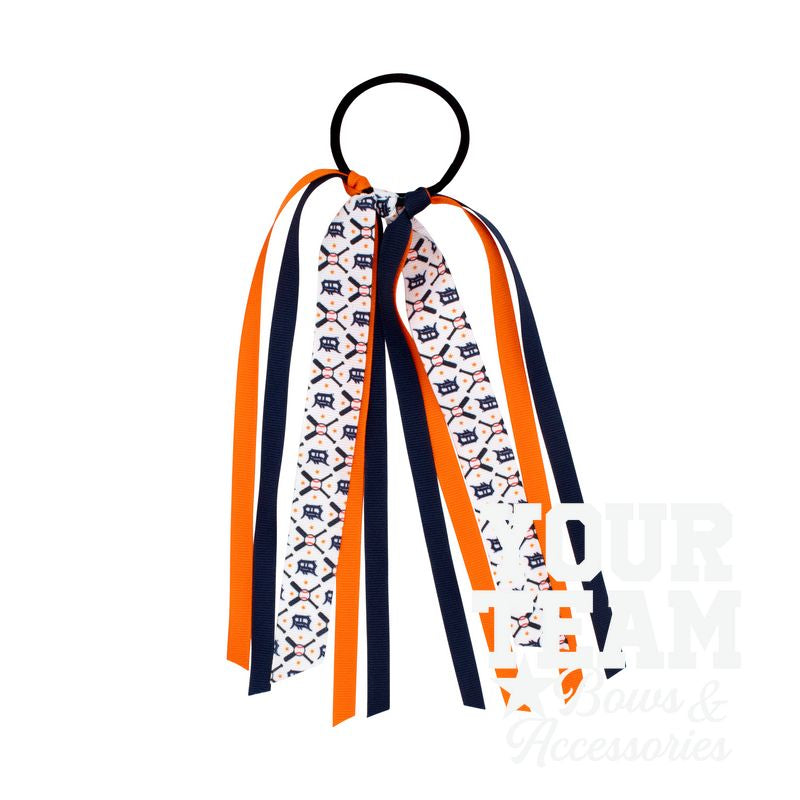 Detroit Tigers Logo Print Streamer Pony