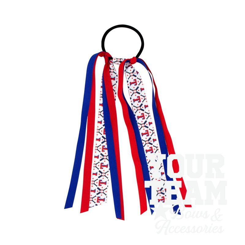 Texas Rangers Logo Print Streamer Pony